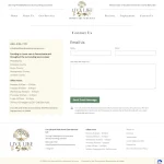 Live Life and Smile Homecare Services contact form webpage with email submission fields and office hours in Philadelphia area.