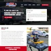 Pro Start Renovations website homepage featuring navigation menu, service tagline, Google review testimonial, and company description with construction imagery.