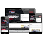 Responsive website design for Pro Start Renovations displayed on a laptop, tablet, and smartphone.