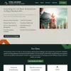 Tetra Advisory LLC homepage featuring navigation menu, accounting services overview, financial dashboard imagery, and mission statement.